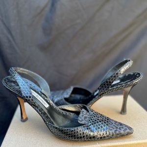 Vintage Manolo Blahnik Slingback Heels